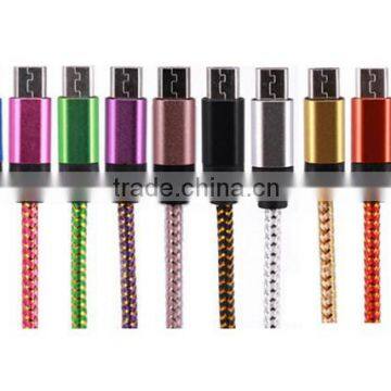 Strong enough 1 meter 2 meters 3 meters rope cable for android smart phone ,rope braided usb cable for iphone