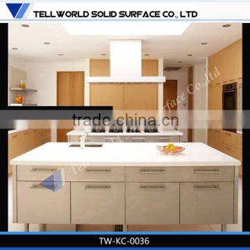 Artificial Marble Kitchen Cabinet/Kitchen Countertop/Kitchen Sink