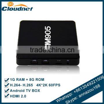 2016 new Amlogic S905 TV box 1G RAM 8G ROM HD WIFI 4K2K video supported android smart tv converter box Kodi 16.1 IPTV box