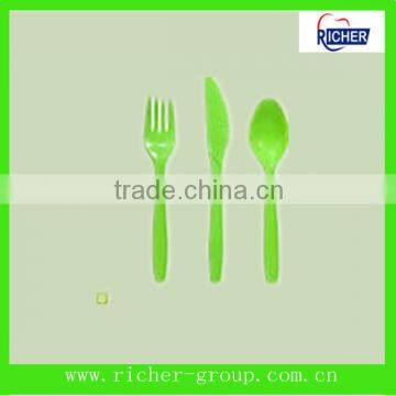 Economic High Quality Elegant PP Plastic Spoon And Fork knife china manufacturer