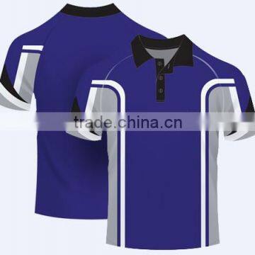 2016 custom new design sublimation style sports polo shirts