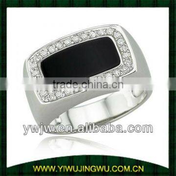 fashion and hot-selling gemstone man rings(JW-G11709)