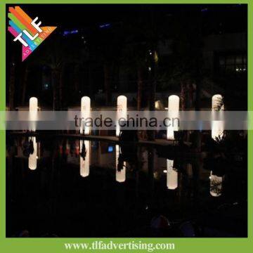Best Attractive decorations inflatable led pillar for advertising