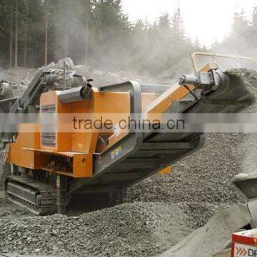 New style flexible mobile jaw crusher 250x400 with diesel engine