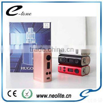 2016 hottest 58W vape mod Hugo 58W TC box mod hugo vapor from E-tone