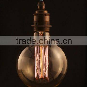 E27 Squirrel Cage Filament Light Bulb - DIY Set - Edison Bulbs - Industrial Pendant photo-5