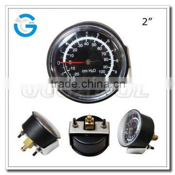 High quality black steel medical oxygen vacuum guage