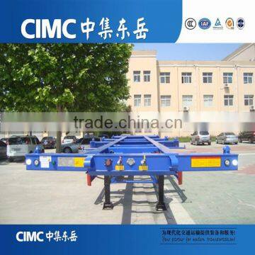 CIMC 40 Feet Leaf Spring Container Skeleton Trailer For BANGLADESH