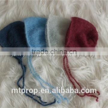 Newborn Baby Mohair Bonnet Newborn Mohair Hat Baby Photo Prop