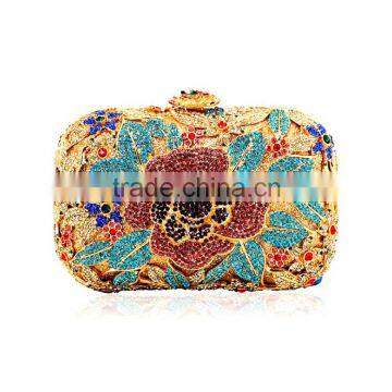 China supplier evening bag austrian crystal evening bags designer evening crystal bag