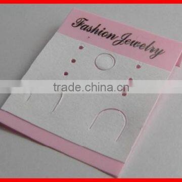 Customized Printed Earring Paper Accessory Cards For sale