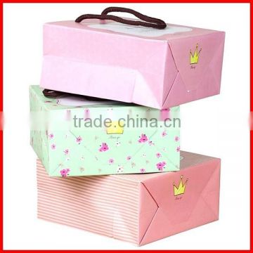 Printing Fancy Design Shopping Card Paper Bag Packing Wholesale