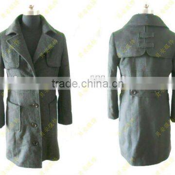 Ladies Woolen Trench Coat
