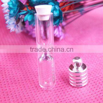 Different Shapes Glass Pendant Necklace Women Perfume Necklace Essential Oil Pendant