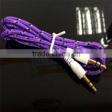 design for aux car audio cable, 3.5 mm aux car audio cable