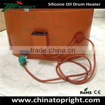 1500W 55 gallons silicone rubber oil drum heater with digital controller