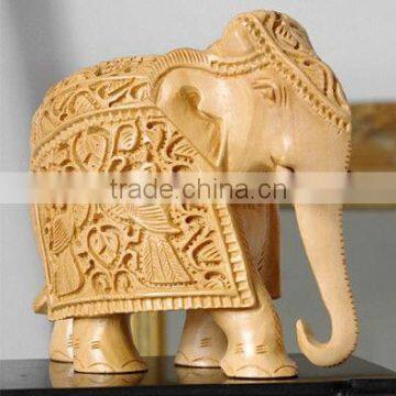 Elephant Wooden Sculpture