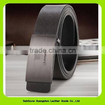 China Leather Factory Luxury Cross Pattern Leather Belt Men 16234 photo-5