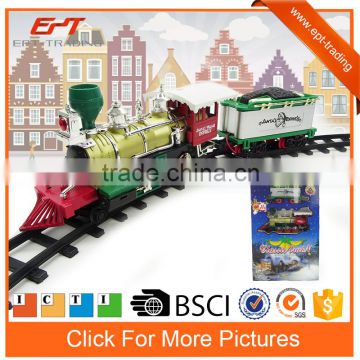 Hot sale electric railway toy train set with sound &light