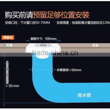 LABRAZE LE8503H Bathroom/kitchen Brass Floor Drains With Antique Brushed photo-5