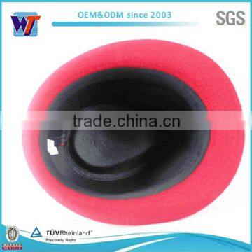 Wholesale Short Brim Felt Hat/ Fashion Custom Wool Felt Fedora Hat photo-2