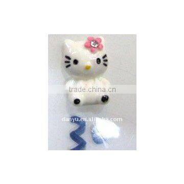 Hello kitty -DIY flat back resin craft for decoration