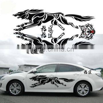 vinyl printing body side custom car stickers sports