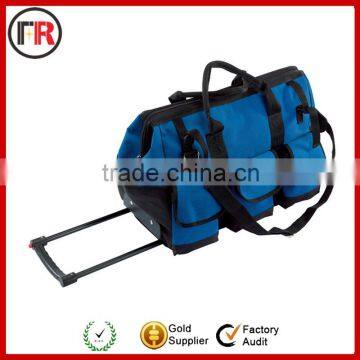 Durable Professional Trolley Tool Bag With Wheels Many Compartment Made in China