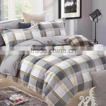 Printed Luxury 300TC 100% Cotton printed stripe Duvet Cover Bed Set