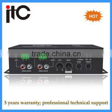 Digital Class D Amplifier for PA Stereo Sound System with Echo effect