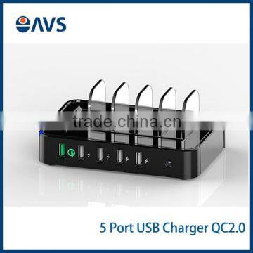 5 Port UBS Charger Built In Smart IC For Each Port USB Charger Station photo-2
