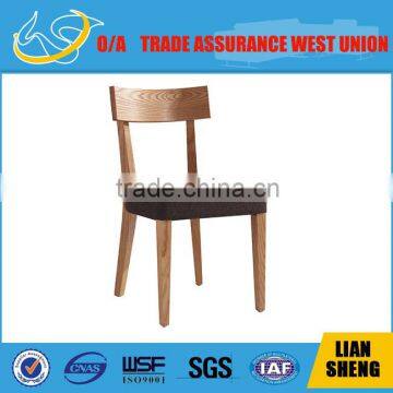 Hot Sale Coffee Shop/Restaurant/ Dining Room Solid Ash wood Simple Dining Chair Use in Home Furniture/DCW9010#