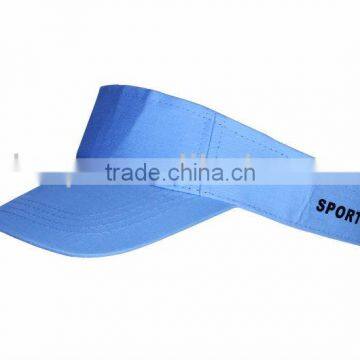 sun visor cap with printing
