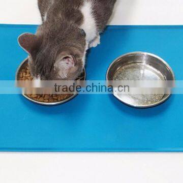 Flexible Pet Silicone food mat for Dog and cat