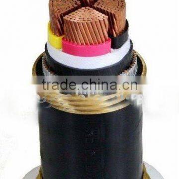 Made in China 4 core cable Copper Conductor PVC Insulated PVC / PE Jacket eletrical wiring
