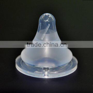 Factory Price Breastlike Natural Flow Transparent Baby Nipple photo-2