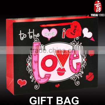 Wholesale Custom Love Style Print Paper Gift Bag