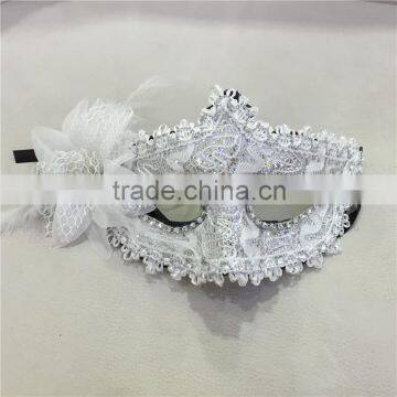 Fashion Party Mask, Venetian Mask, Halloween Mask With Flower photo-5