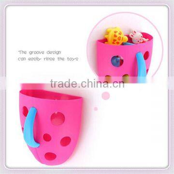 colorful baby bath toy storage box