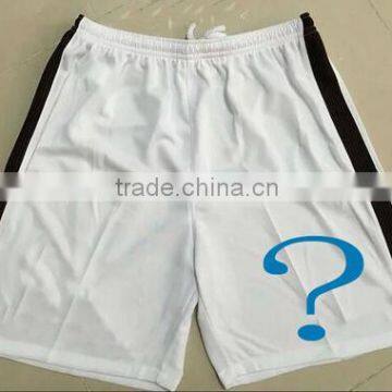 Thailand Quality 2016-2017 National Team Football White Blue France Soccer Shorts