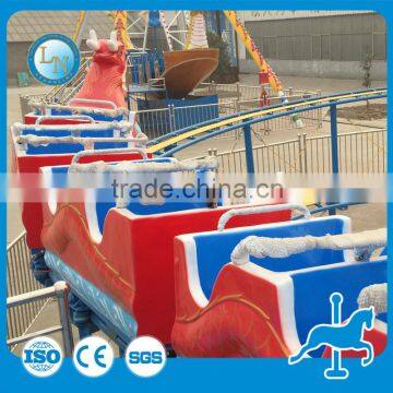 Outdoor Playground Park Train Ride Amusement Mini Roller Coaster
