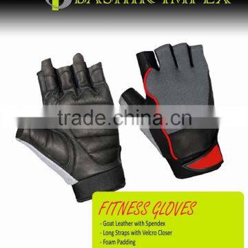 NICE DESIGN LEATHER WEIGHTLIFTING GLOVES