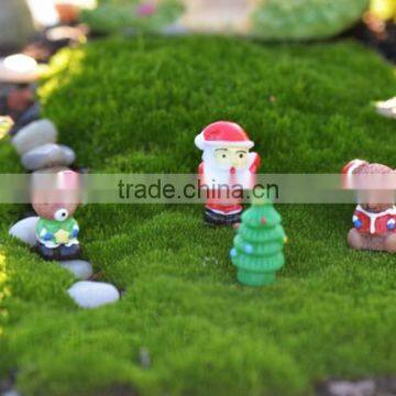 outdoor & indoor home garden wedding festival decoration miniature christmas resin santa figurines