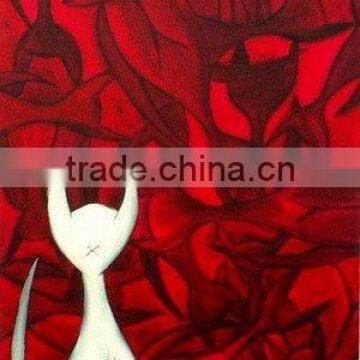Canvas Animal oil painting