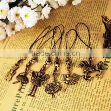 2013 DIY accessory metal keychain/Antique phone chain