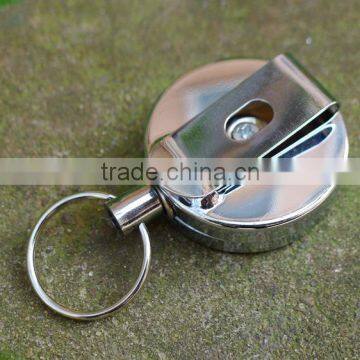 Promotion Gifts Wholesale Cheap OEM Metal Retractable Keychain Key Finder photo-5