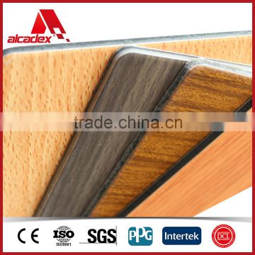 wooden texture acp panel for wall cladding