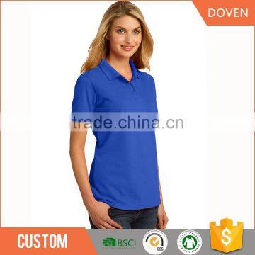 Wholesale custom staff uniform pique polo shirt