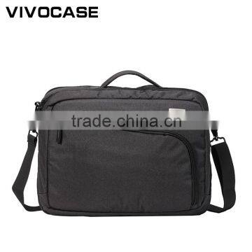 Guangzhou Hengmei VIVOCASE sdjustable shoulder computer bag polyester laptop bag crossbody bag for computer