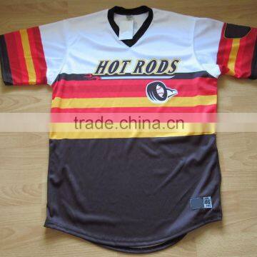 custom designing wholesale baseball jersey digital printing, Sublimated baseball jersey